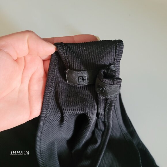 One-Shoulder Ribbed Bodysuit Black Size 8 Boohoo Womens - Picture 4 of 6